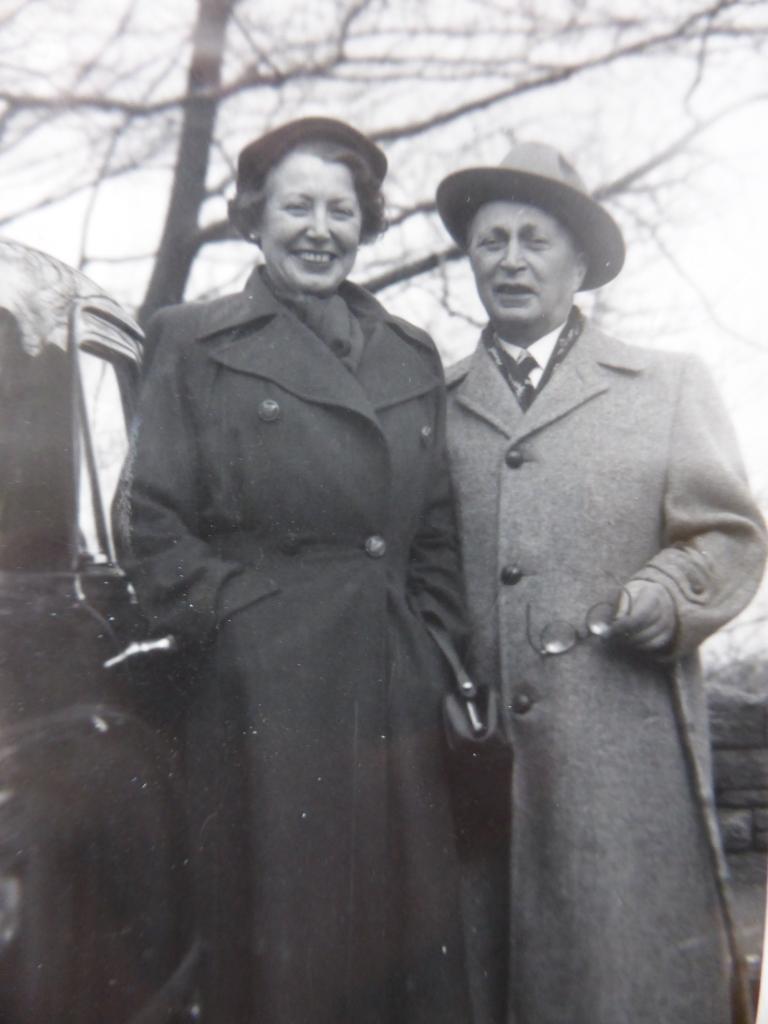 Marie Schaeffer et son mari Otto Benjamin