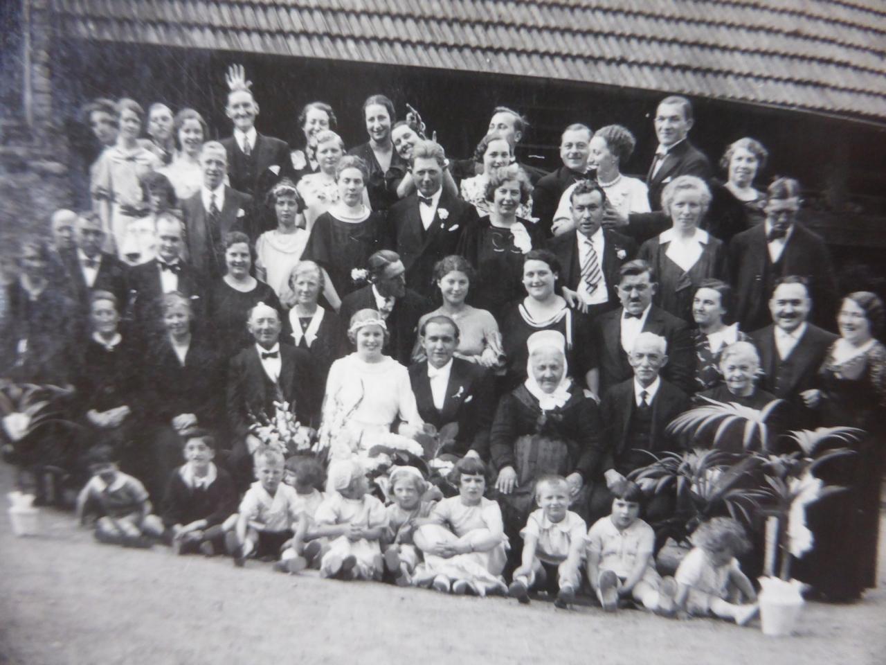 Mariage Marcel Peirotes et Germaine Schaeffer 1 juin 1936