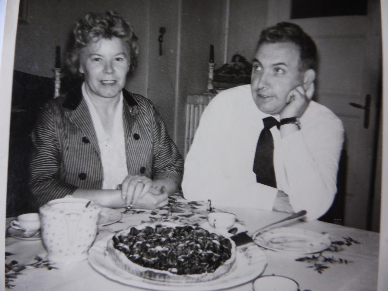 Marcel et Germaine Peirotes à Paris en 1962